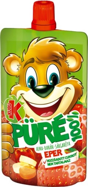 Kubu 100g Püré Bag Eper