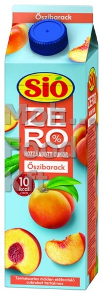 Sió 1l Zero Őszibarack 20%