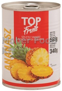 TopFruits Ananász szelet 565g